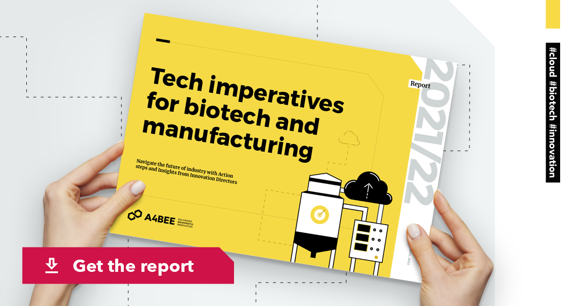 Download "Tech imperatives for biotech and manufacturing" report